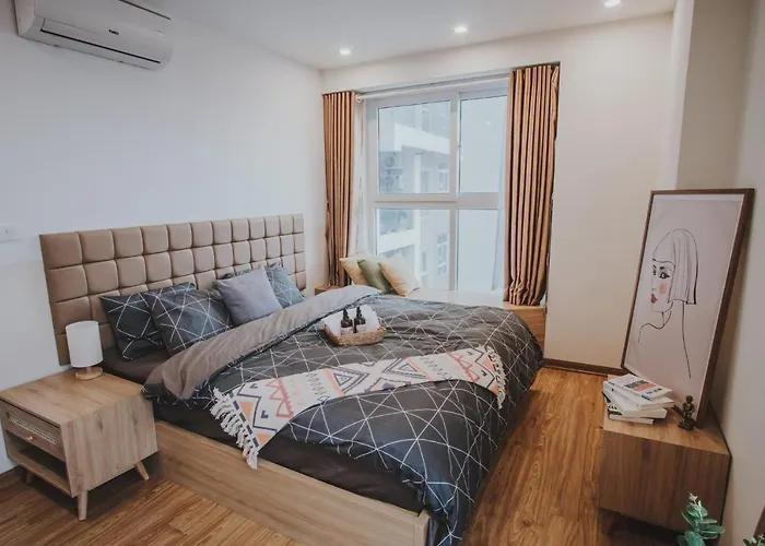 Bunhomestay ☆ Sea-view Bedroom 3br/apt☆netflix+pool☆near Harbour * Ha Long