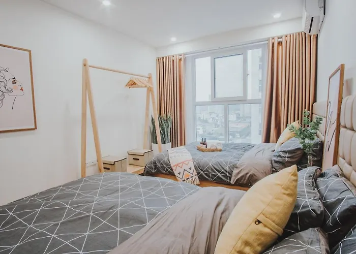Apartment Bunhomestay ☆ Sea-view Bedroom 3br/apt☆netflix+pool☆near Harbour